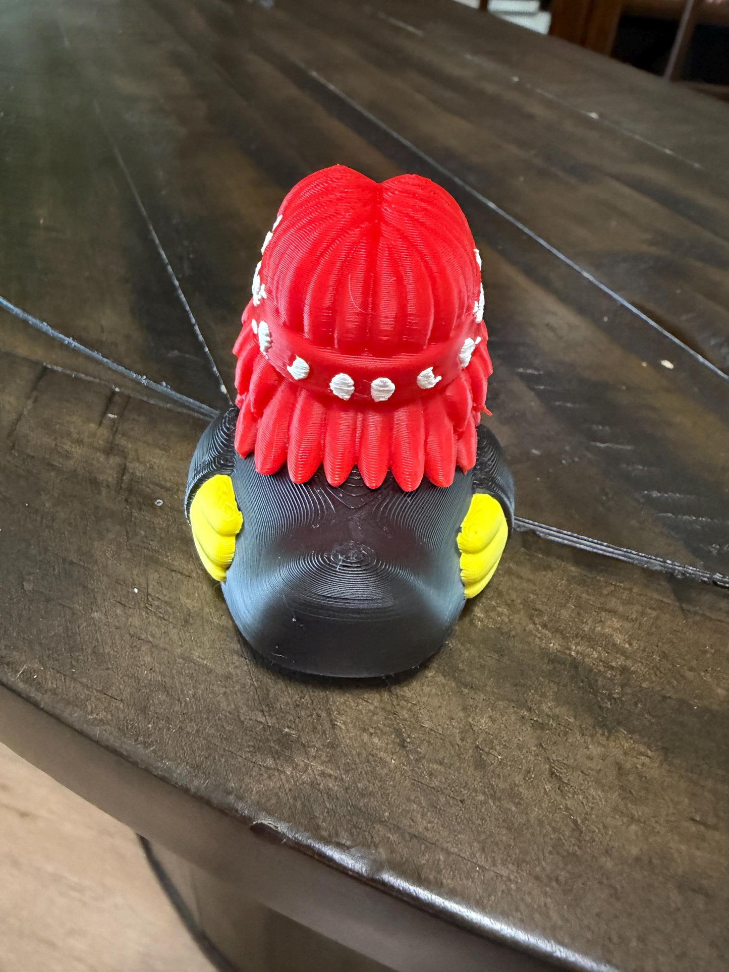 Axl Rose Rock & Roll Duck, 3D Printed Character Toy