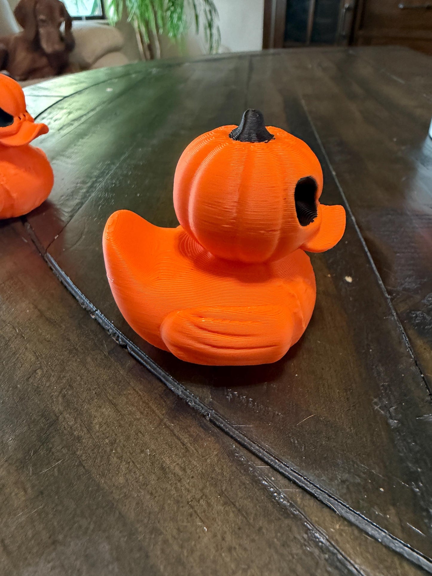 Pumpkin Duck,  Halloween 3D Printed Character Toy, Cruise Duck
