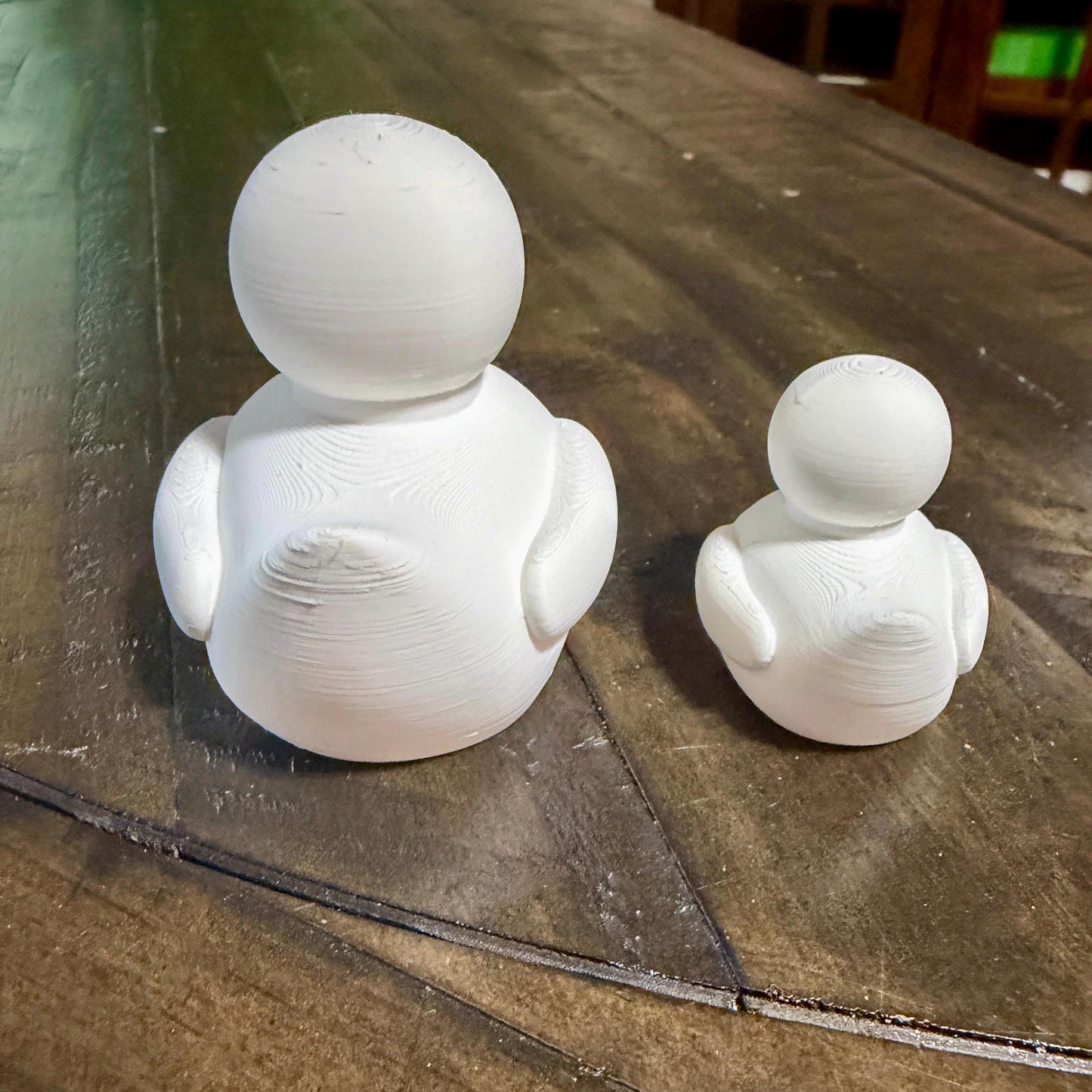 3D Printed Breast Cancer Awareness Duck, Pink Ribbon Support Keepsake