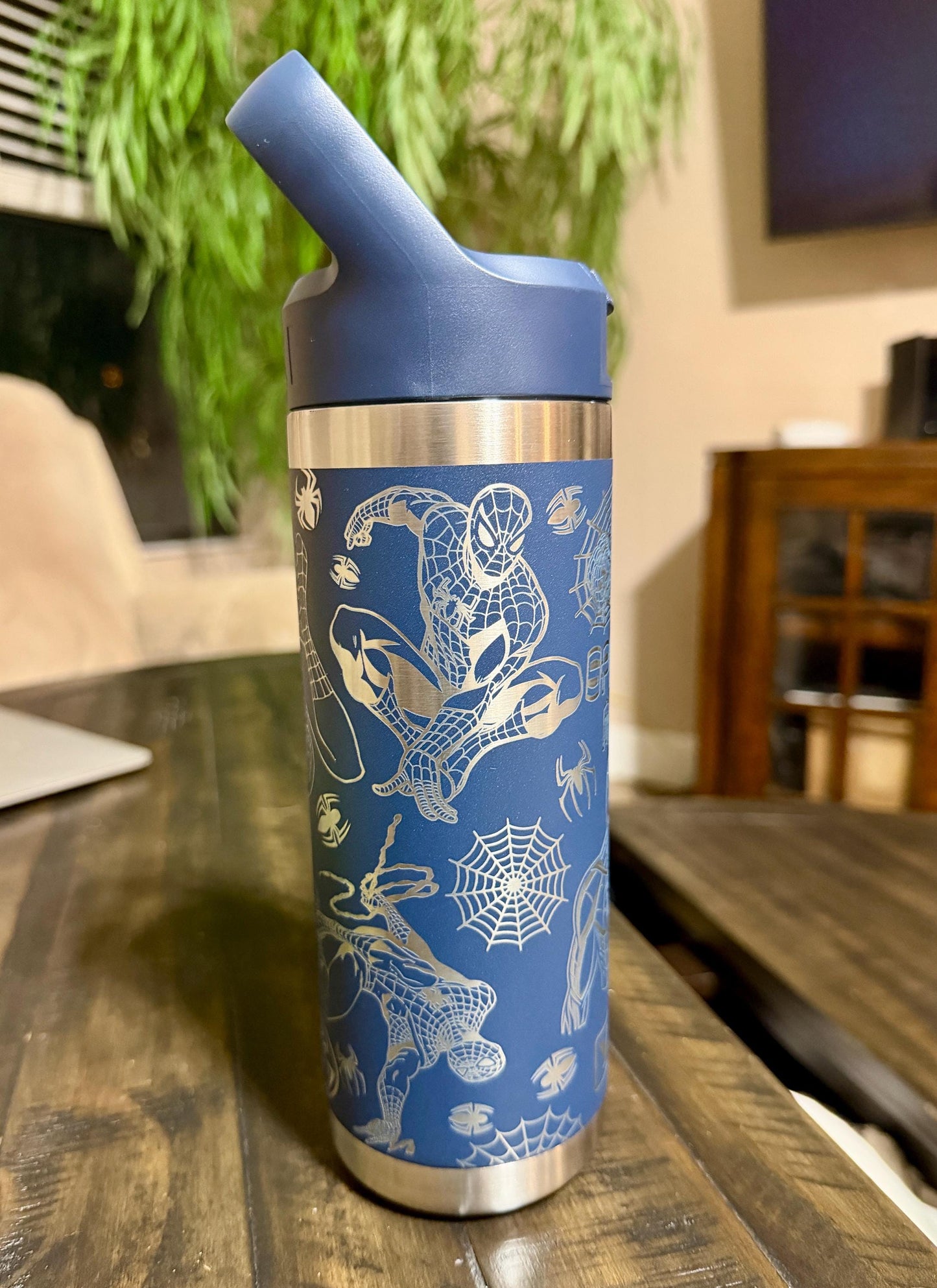 Spider-man Inspired Yeti Rambler  12, 18 or 26 0z Engraved Water Bottle