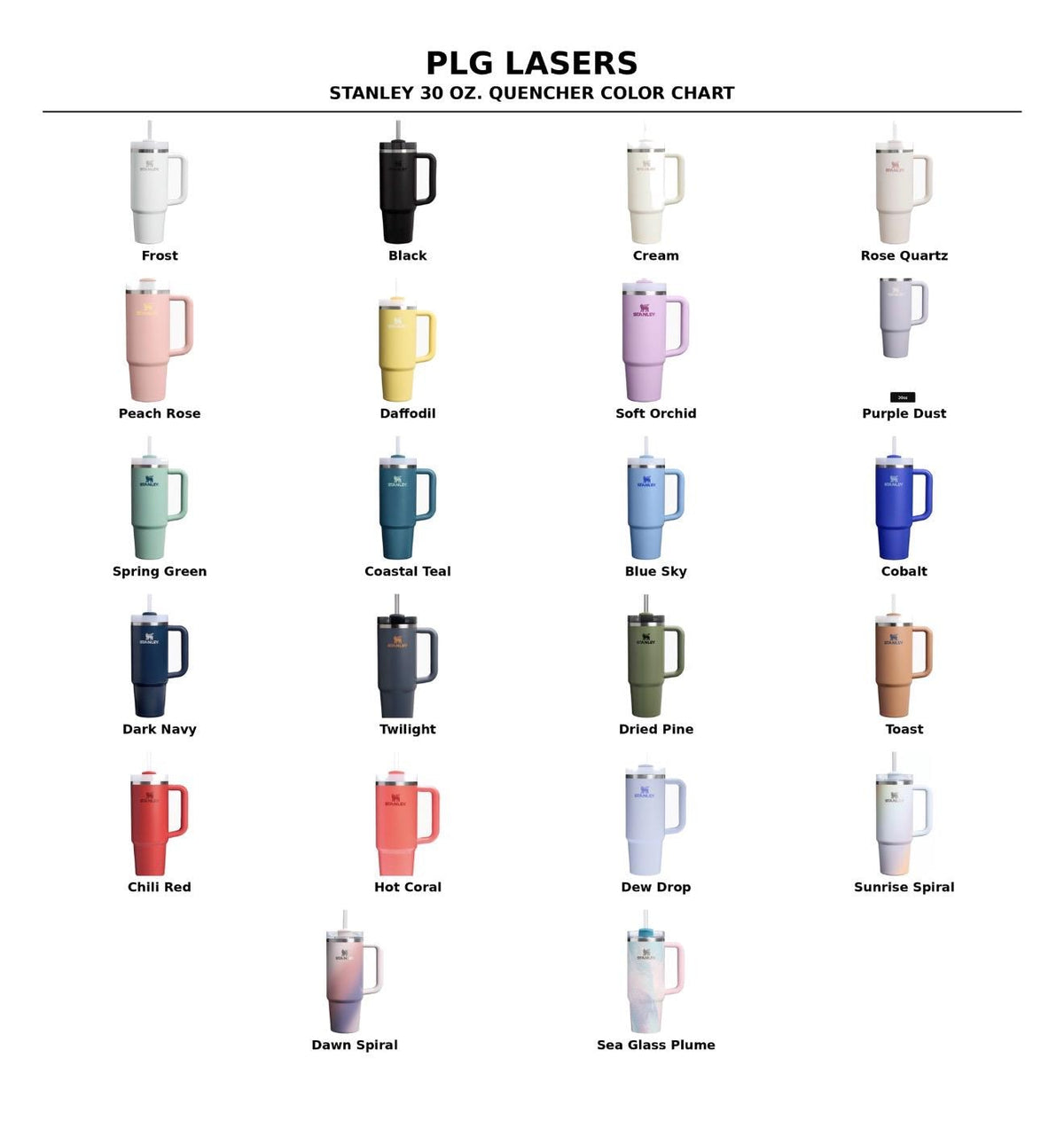 Vet Tech - 30 OZ Stanley H2.0 Quencher Tumbler With Handle-Full Wrap Engraved