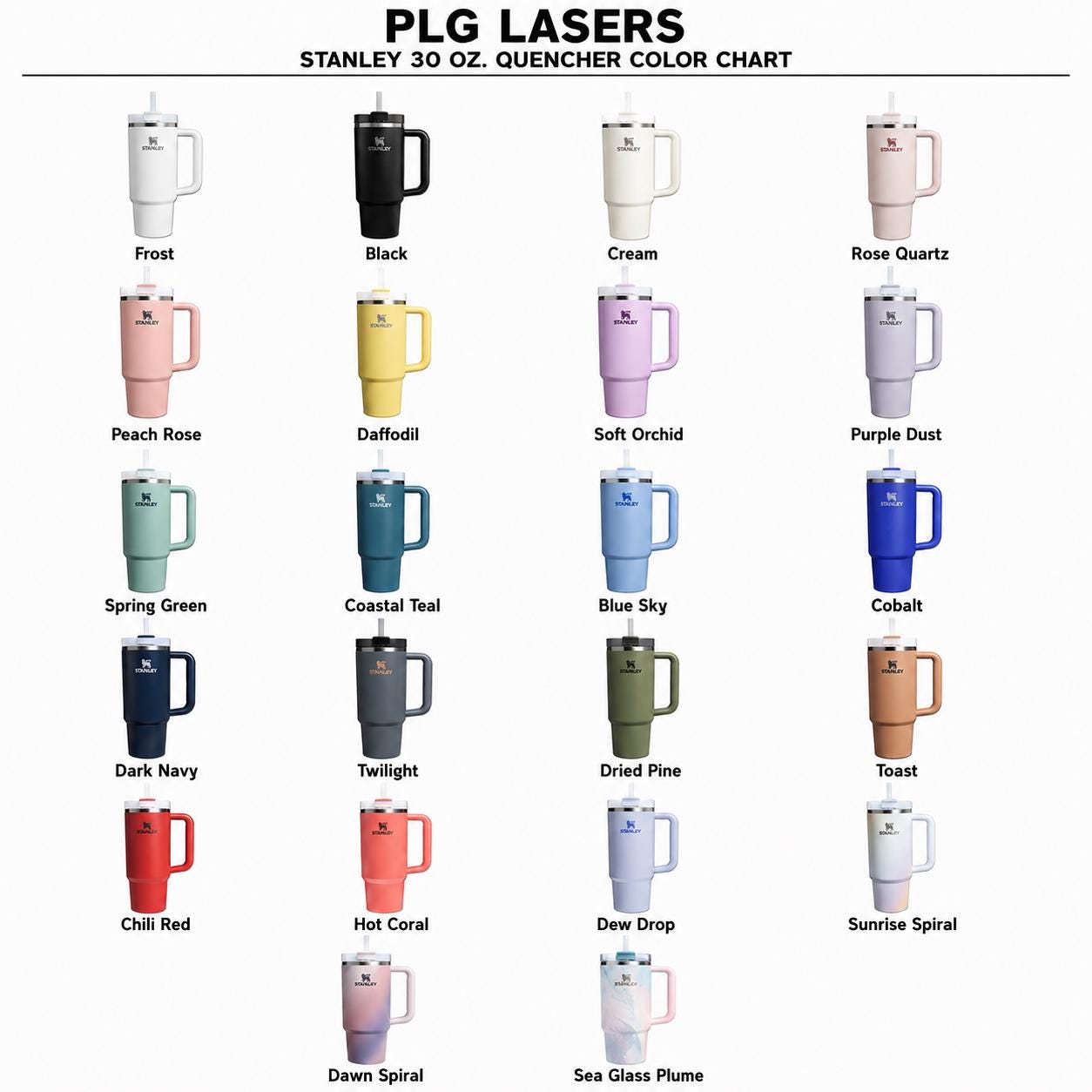 DENTAL WORK-30 OZ Stanley H2.0 Quencher Tumbler With Handle-Full Wrap Engraved
