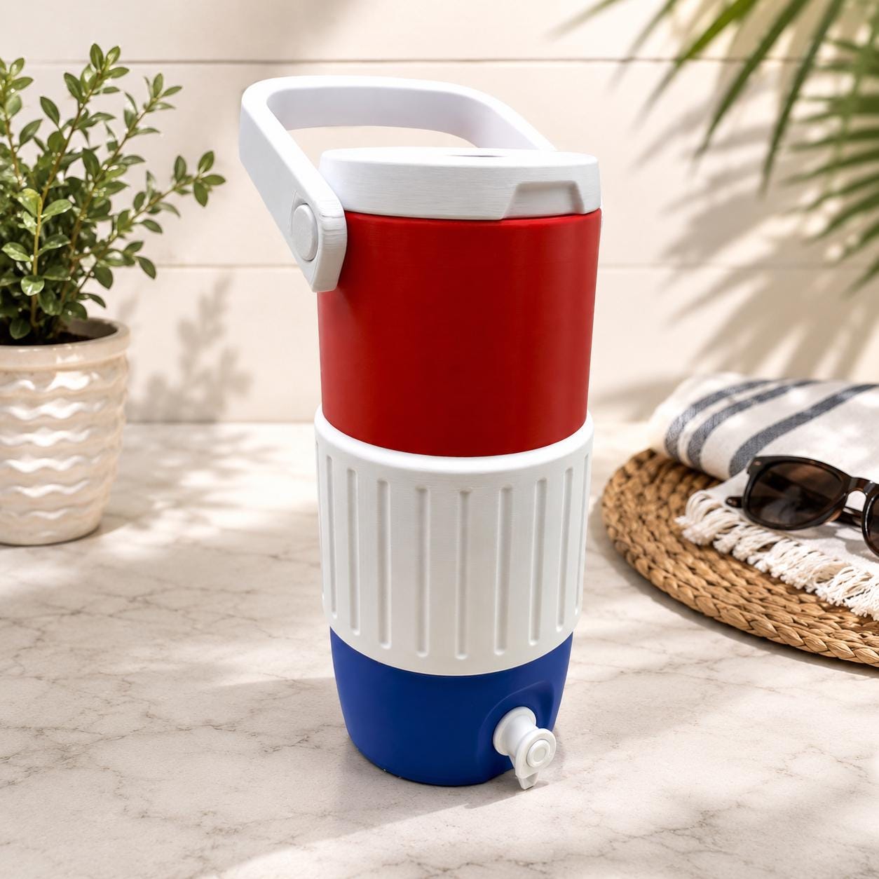 Retro Cooler Can Holder- 20 OZ Skinny Version
