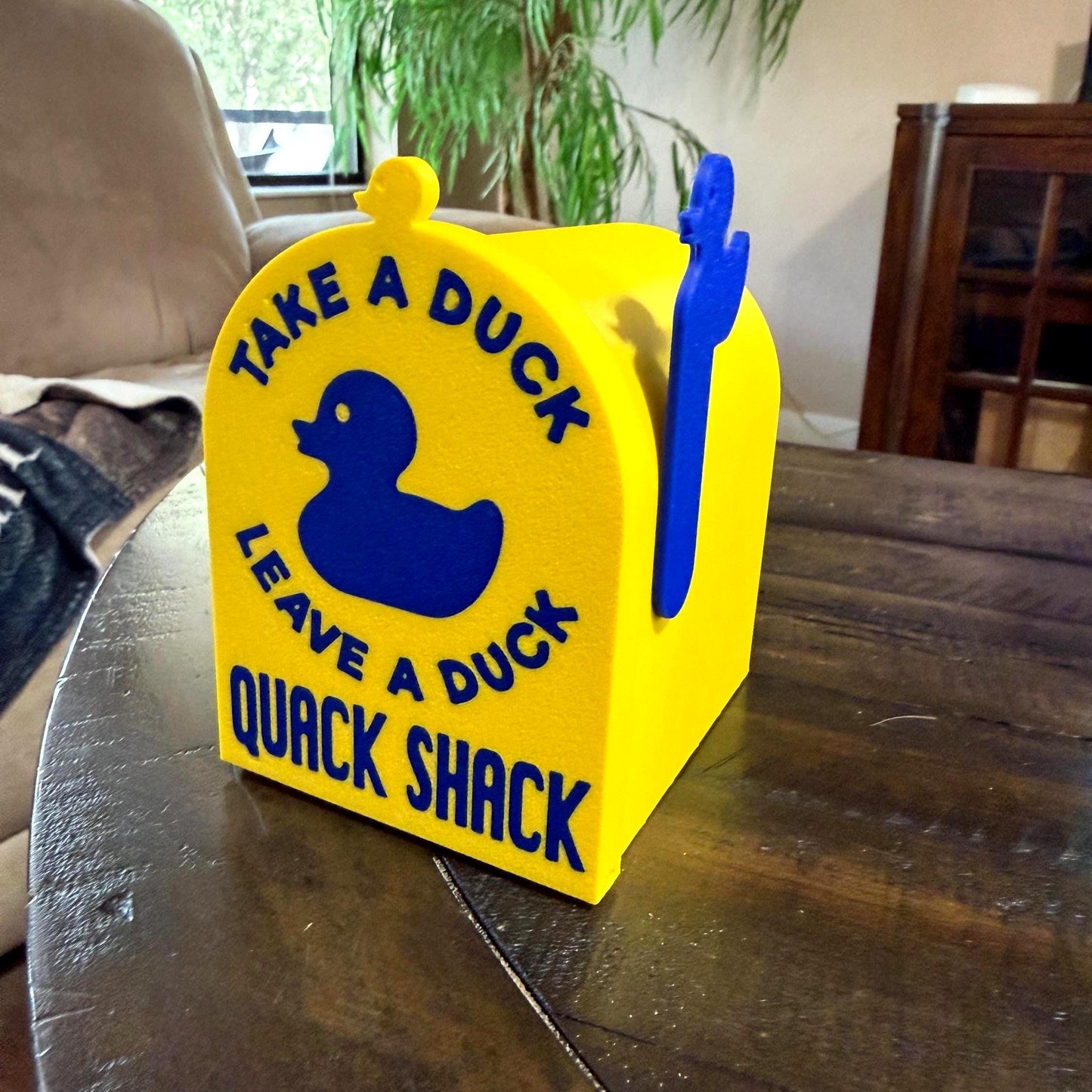 Magnetic Cruise Duck Mailbox: Take a Duck Leave a Duck Quack Shack