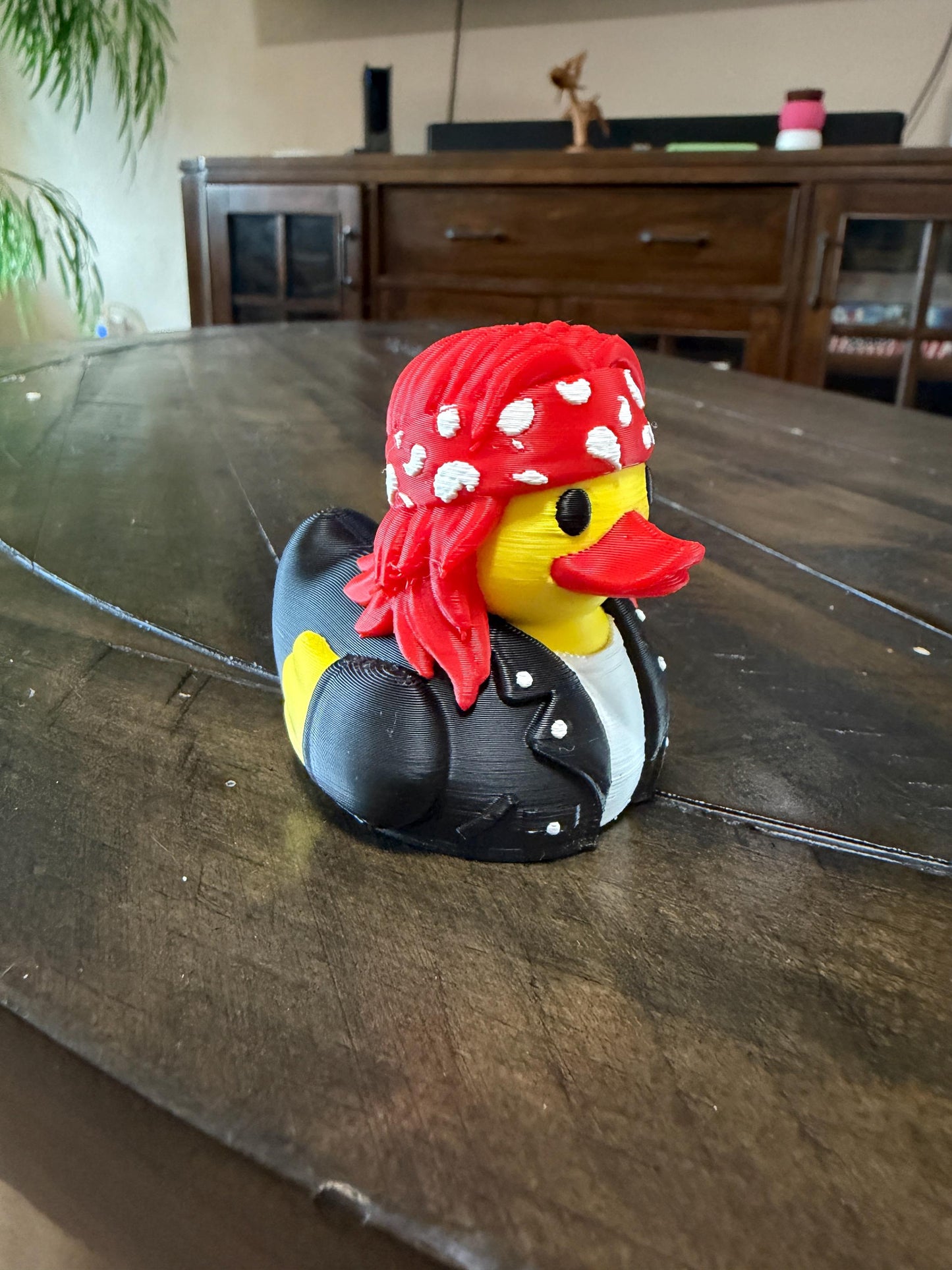 Axl Rose Rock & Roll Duck, 3D Printed Character Toy