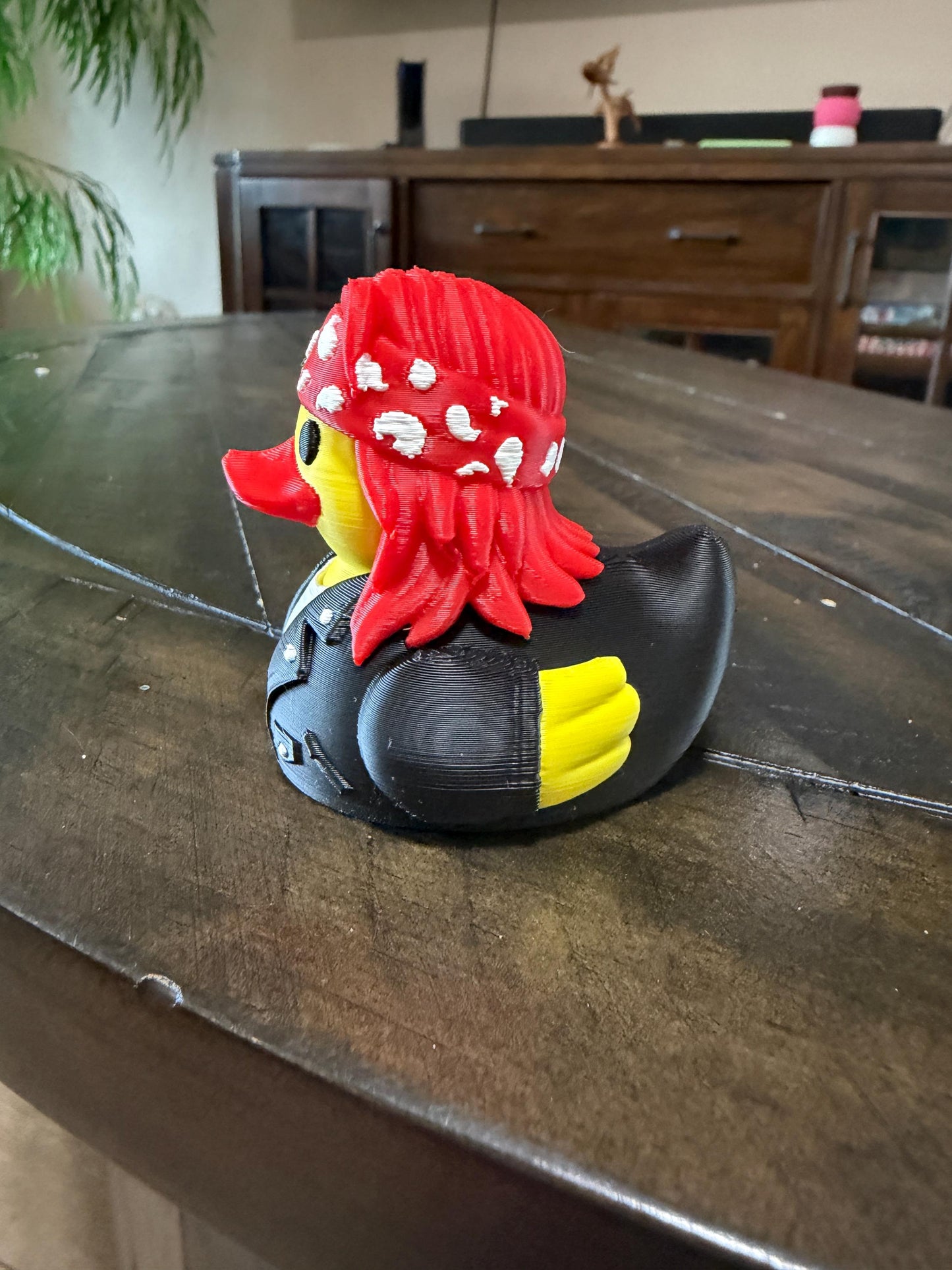 Axl Rose Rock & Roll Duck, 3D Printed Character Toy