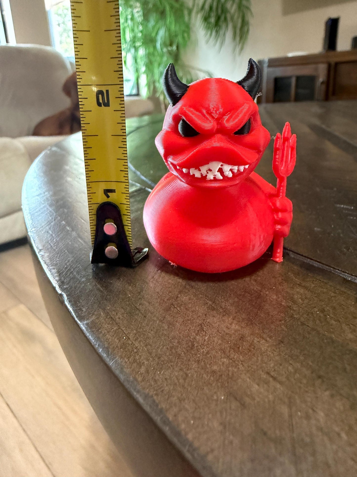 Devil Duck,  Halloween 3D Printed Character Toy, Cruise Duck