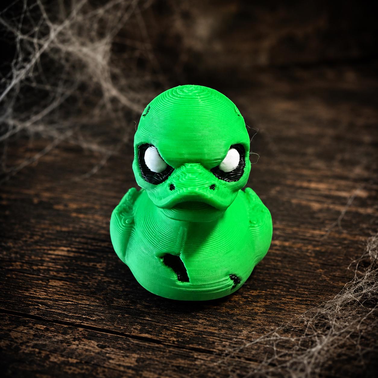 Zombie Duck,  Halloween 3D Printed Character Toy, Cruise Duck