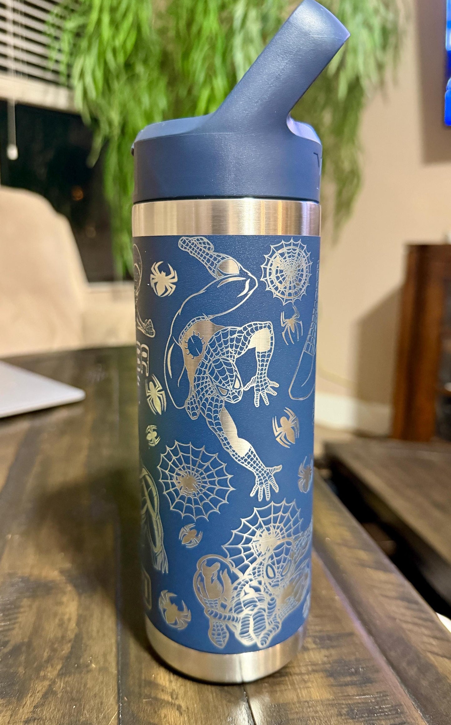 Spider-man Inspired Yeti Rambler  12, 18 or 26 0z Engraved Water Bottle