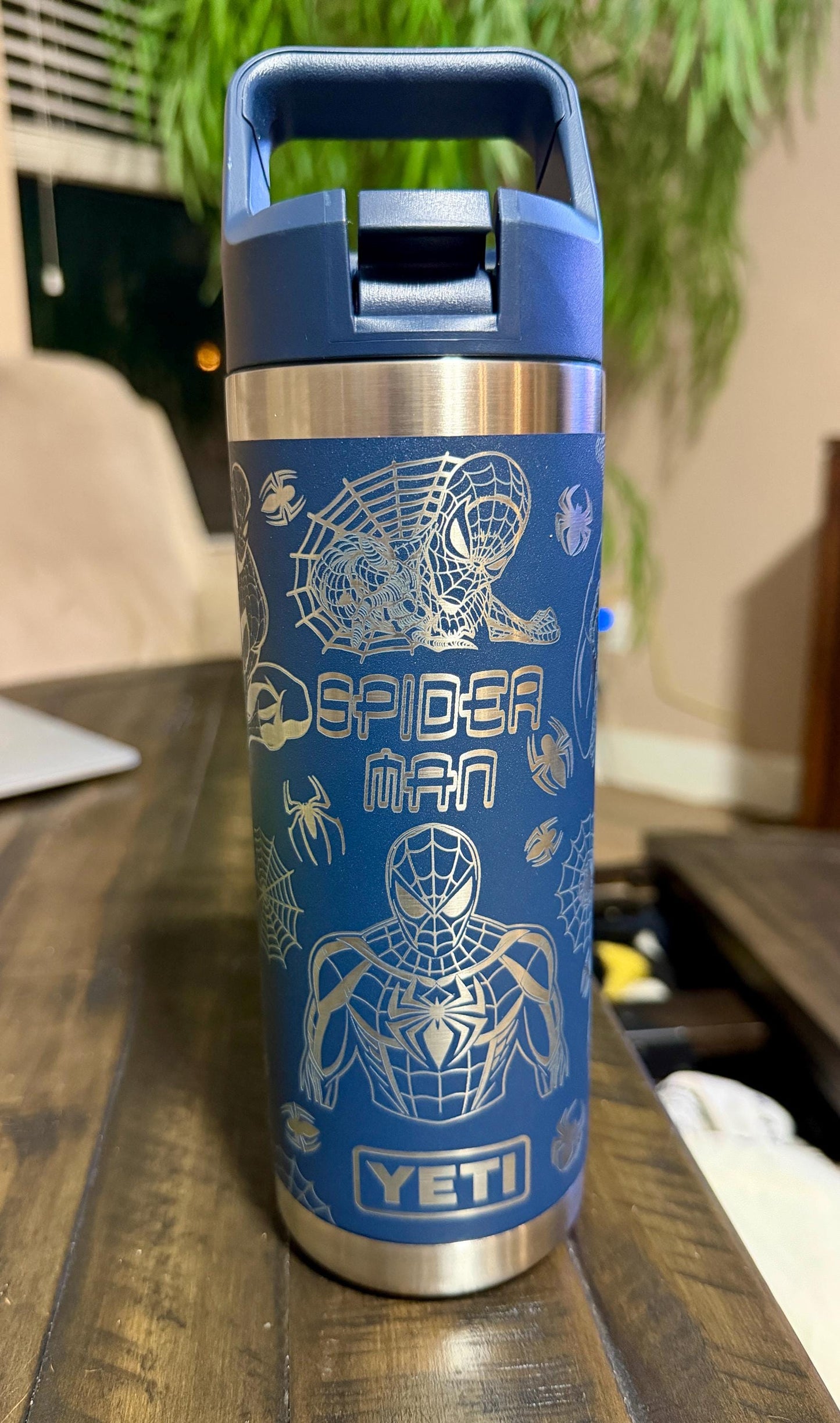 Spider-man Inspired Yeti Rambler  12, 18 or 26 0z Engraved Water Bottle