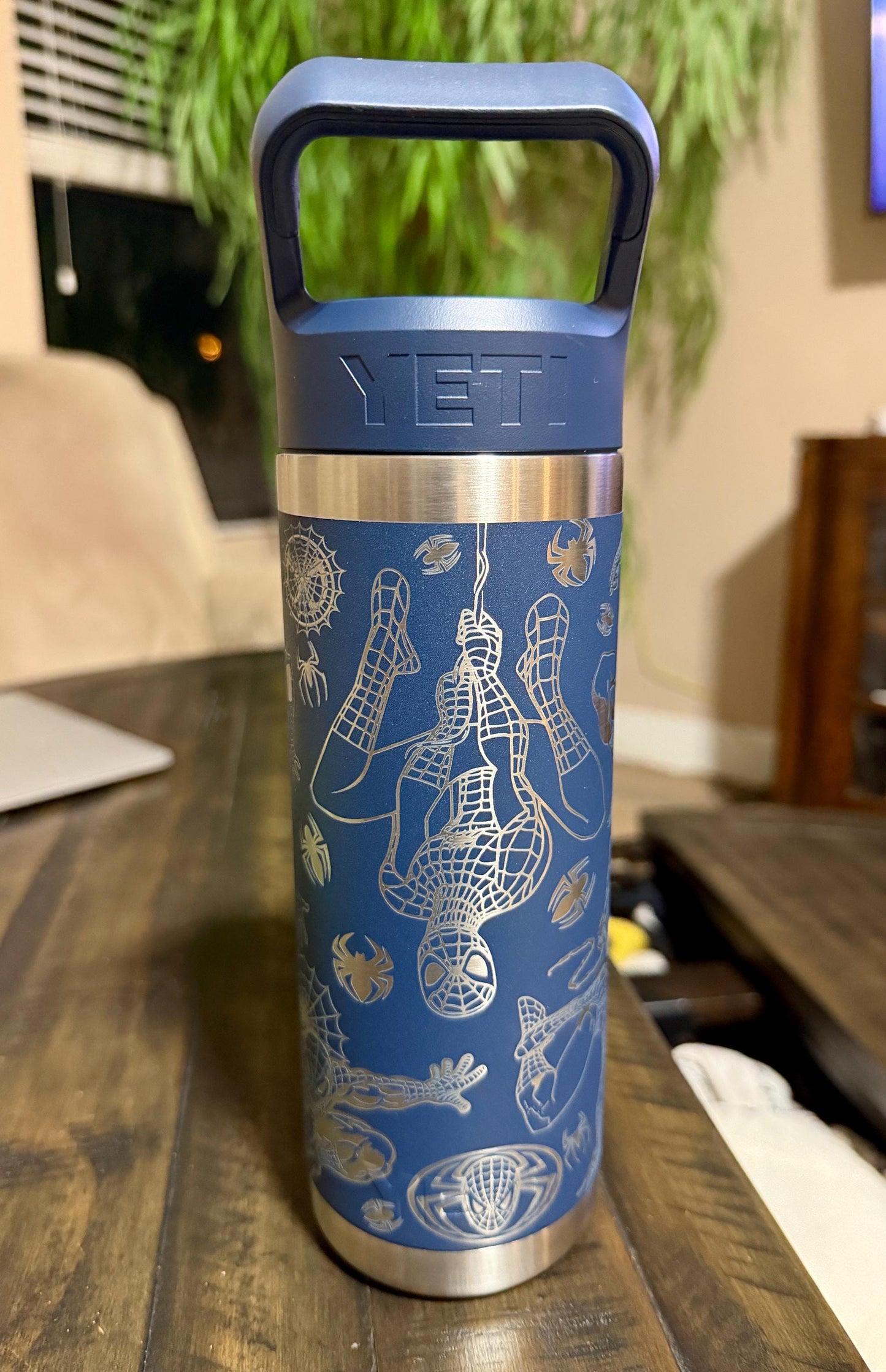 Spider-man Inspired Yeti Rambler  12, 18 or 26 0z Engraved Water Bottle