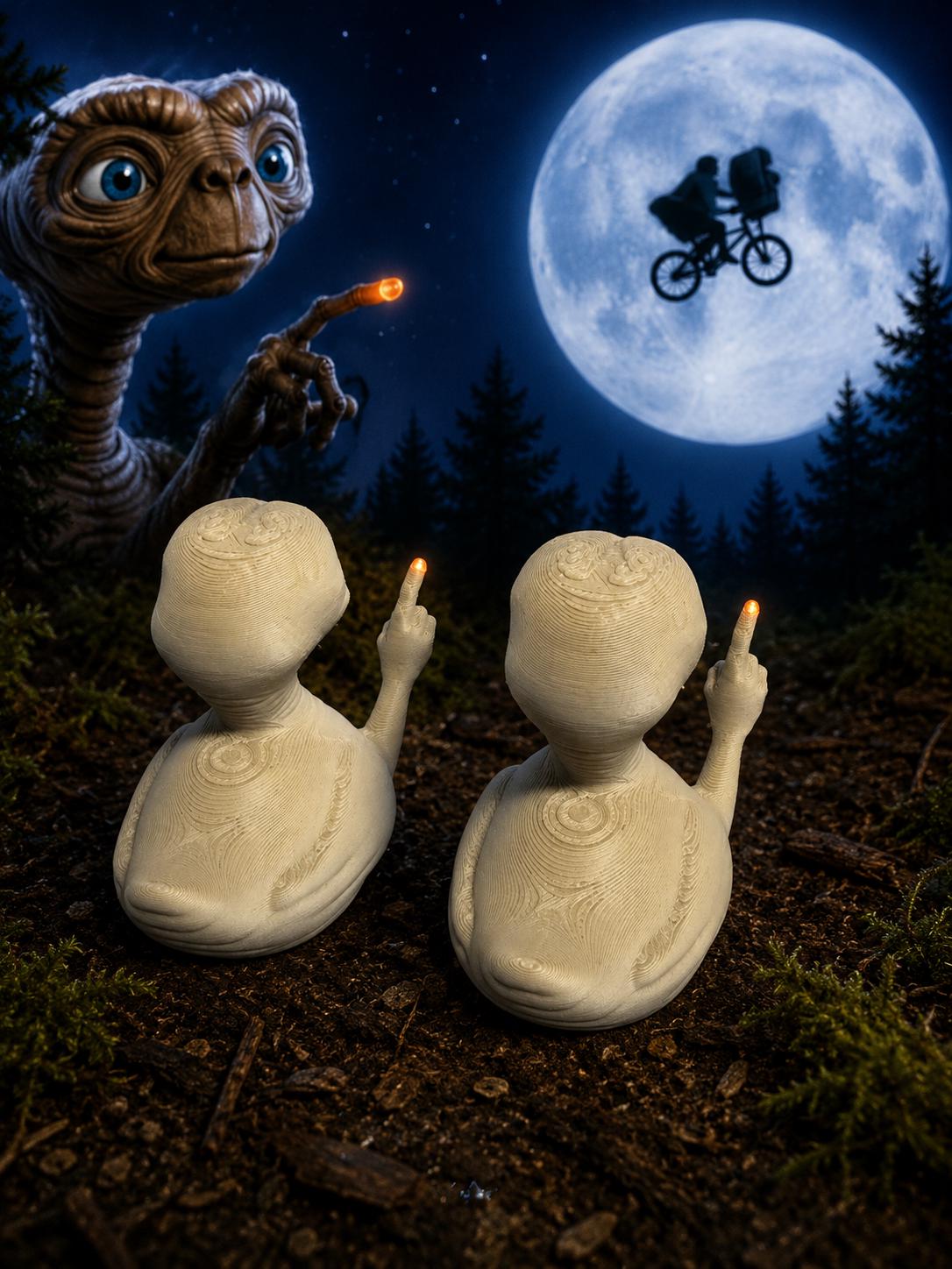 E.T. Inspired Duck, 3D Printed Character Toy