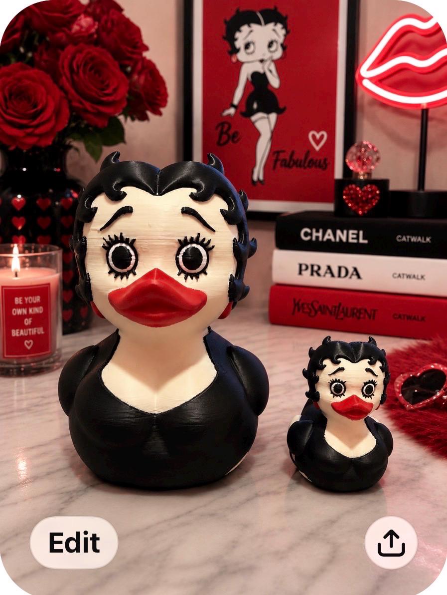 Quackie Boop, Cruise Duck, 3D Printed Duck